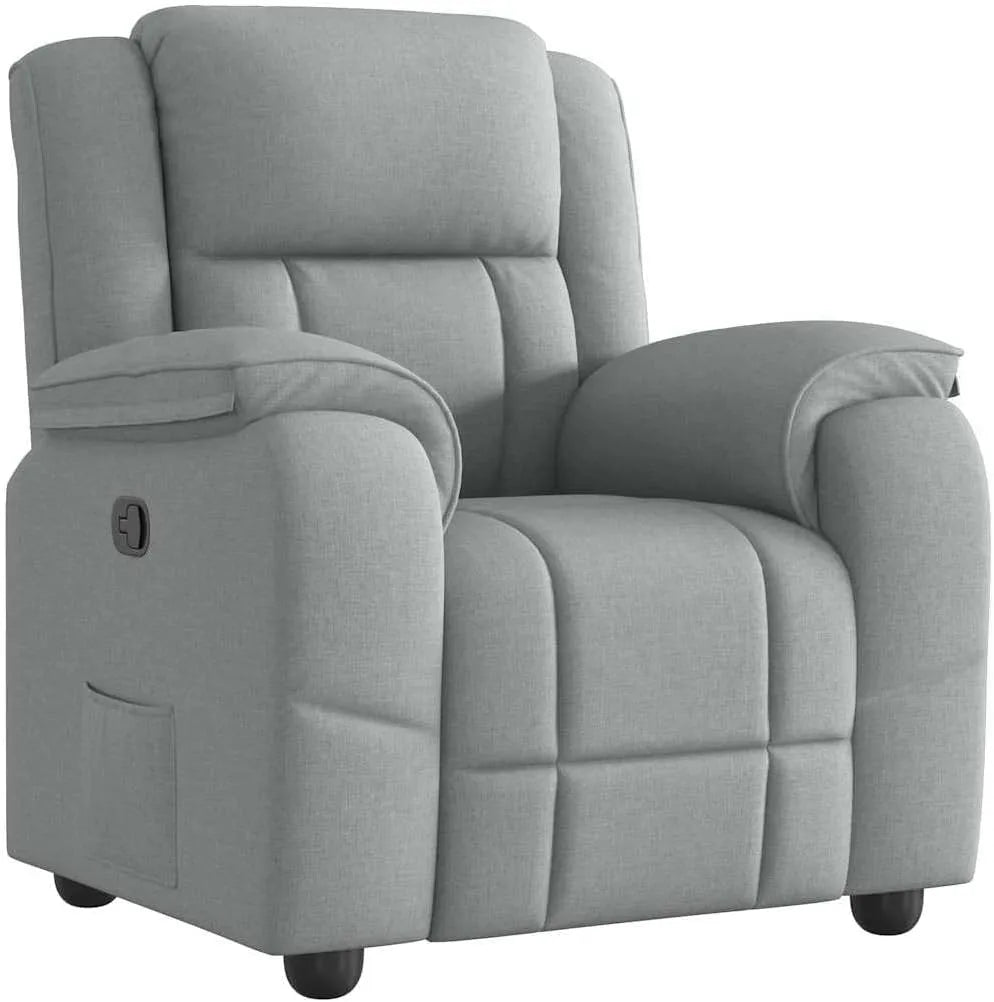 Poussette pour enfant: revêtement en tissu, réglable, gris, inclinable