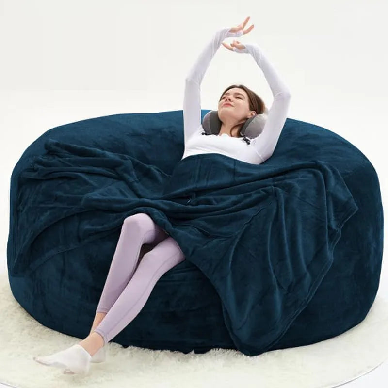 Canapé: 150 cm, bleu