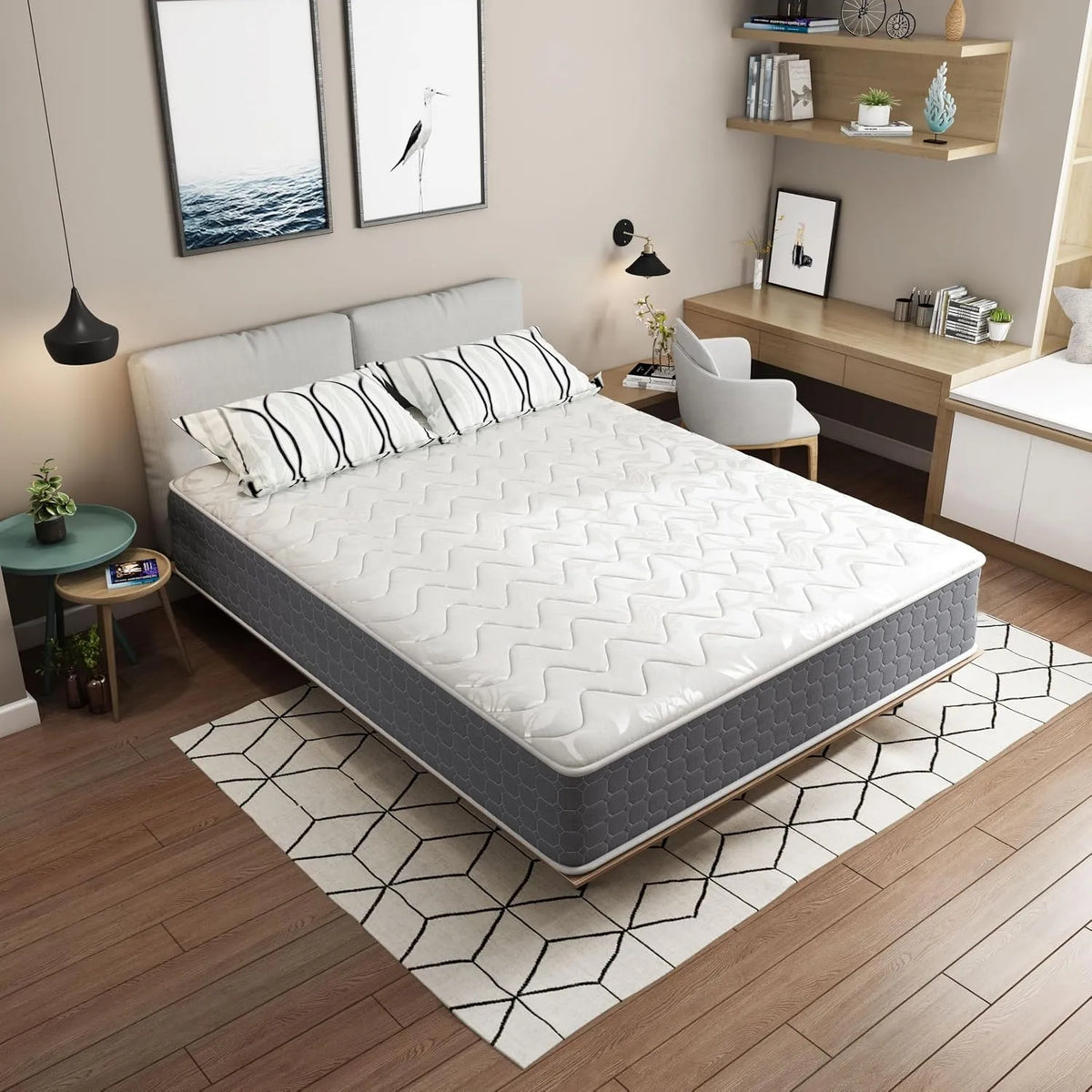 Matelas: ROJO, pour enfant, 140 × 190 cm, 27 cm, rouge