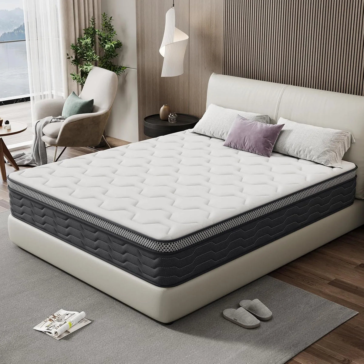 Matelas: 160 × 200 cm, 25 cm