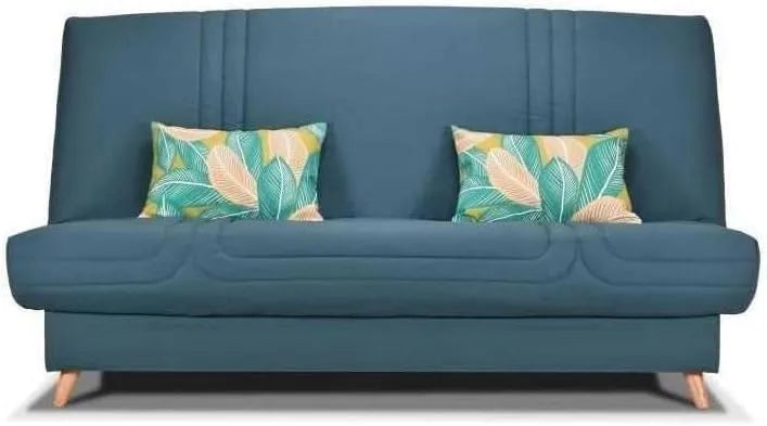 Banquette clic clac BULTEX: P95, Mona, revêtement en tissu, avec coussins, beige