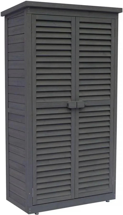 Armoire de rangement – Anthracite, 87 × 46.5 × 160 cm