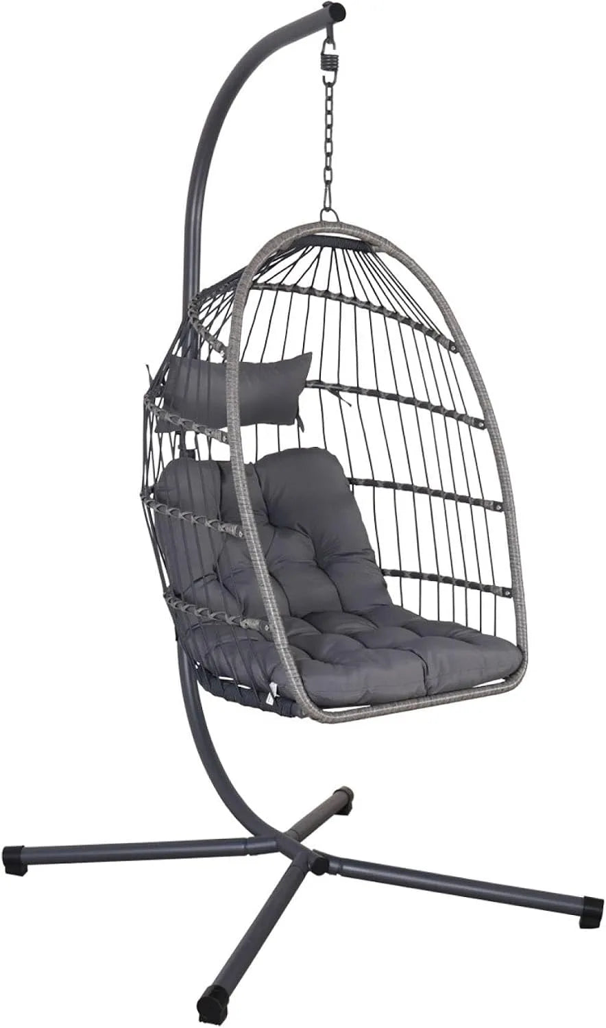 sweeek — en polyester, en acier, 105 × 105 × 196 cm, anthracite