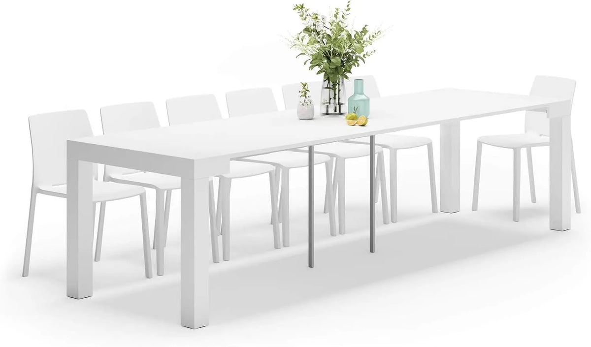 Mobili Fiver Console extensible: First, 90 cm, blanc
