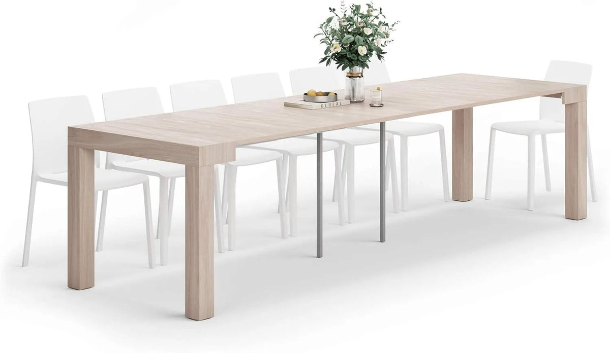 Mobili Fiver Console extensible – First, en aluminium, 90 × 45 × 75 cm