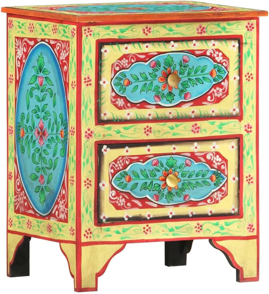 Armoire de rangement – en bois, avec tiroirs, 2 Tiroirs, 40 × 30 × 50 cm
