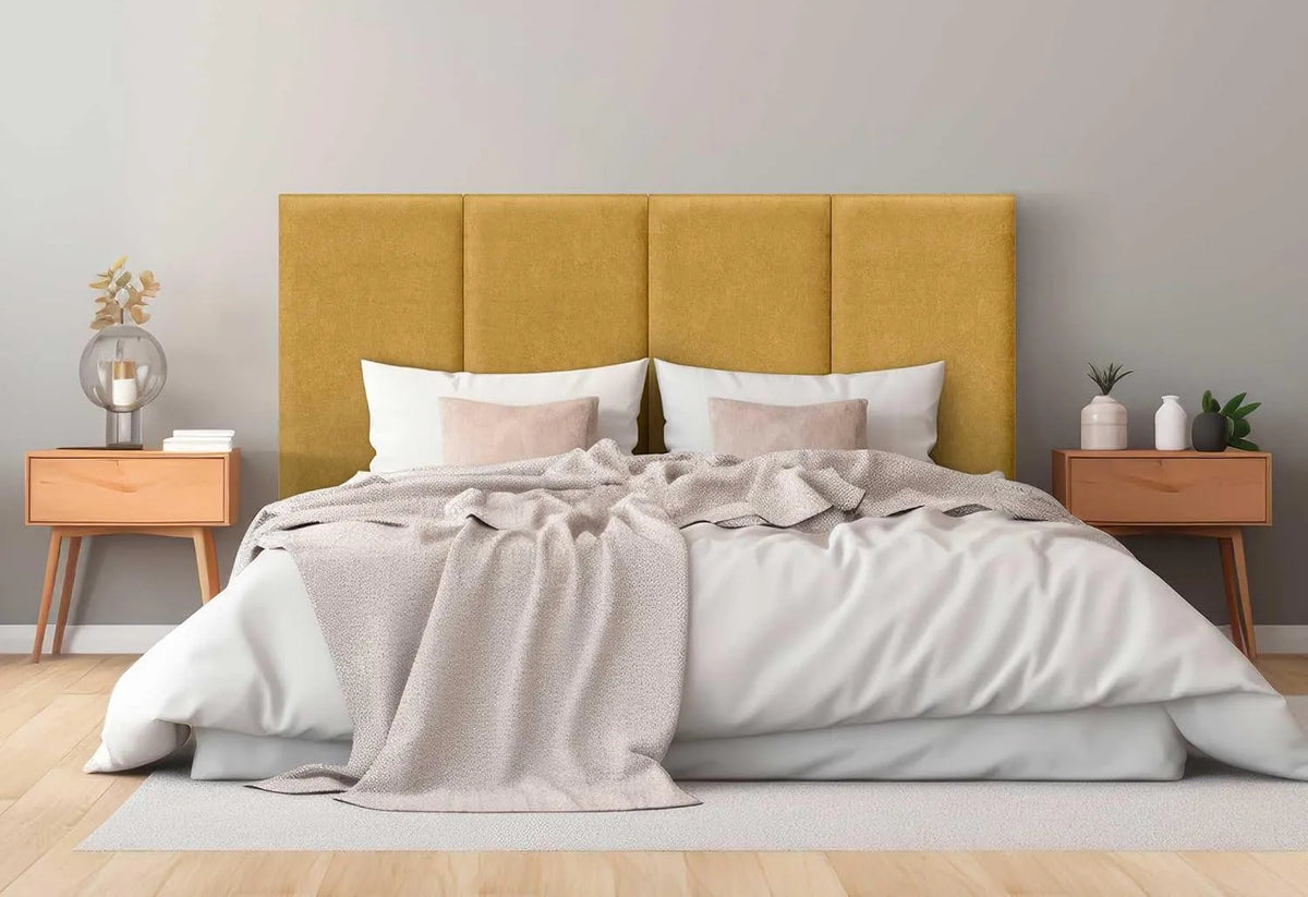 Lit rembourré et cadre de lit tapissé — modulaire, revêtement en tissu, 160cm, 80 cm, vert