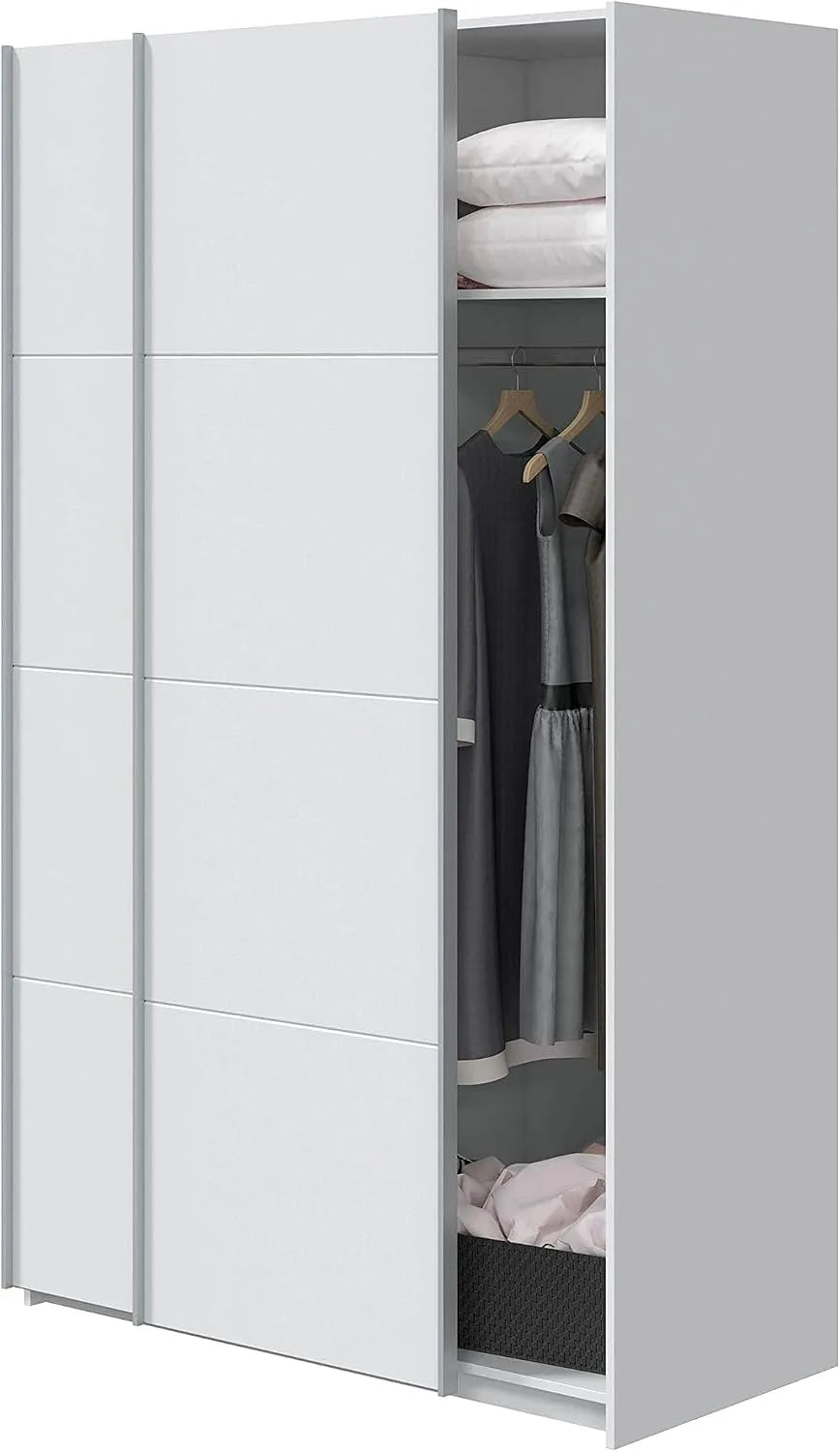Armoire de rangement: L120, blanc