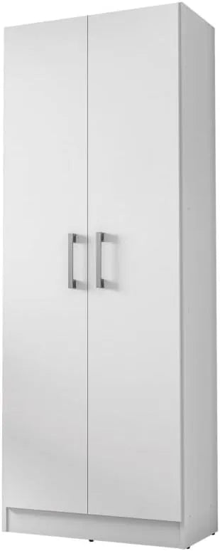 Armoire de rangement – DIFFUSION, 2 Portes, 31.5 cm, 160.6 P, blanc, ACTUAL P 31