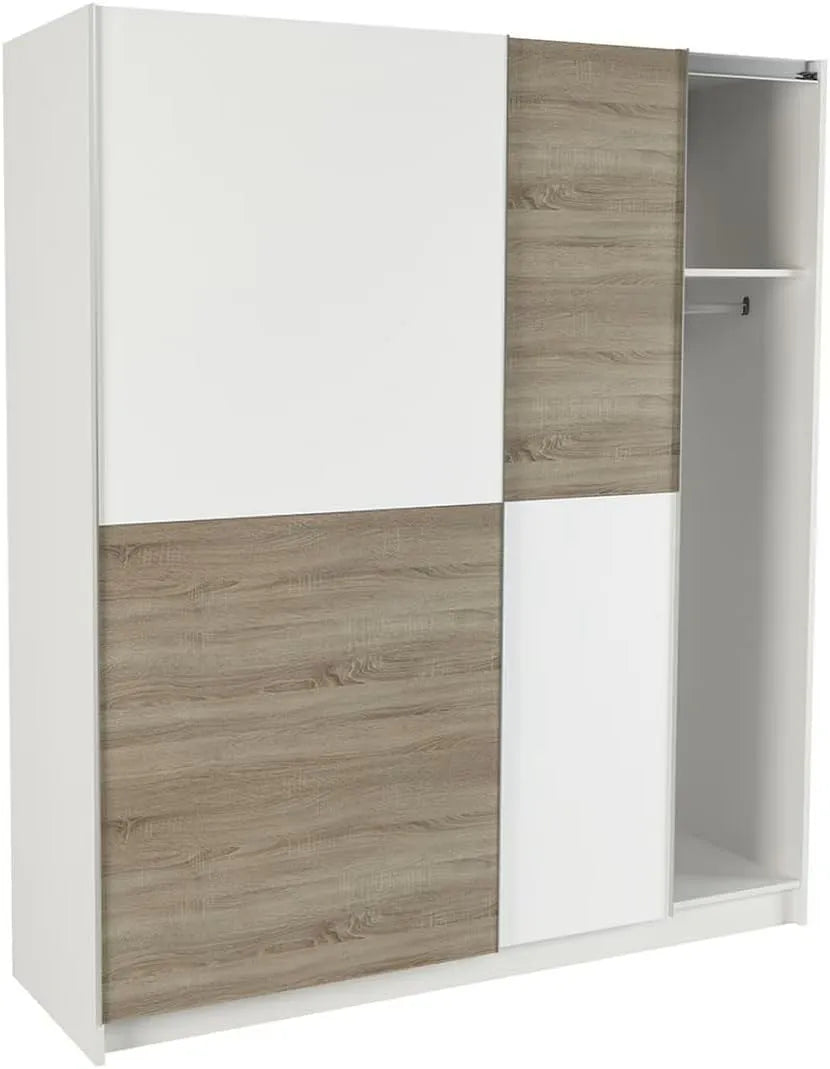 Armoire de rangement – avec rangement, 60 cm, blanc