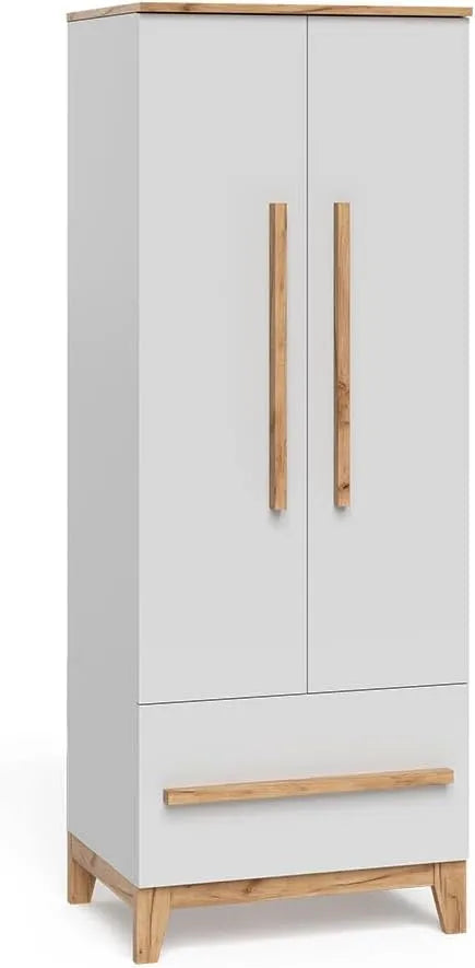 Armoire de rangement — pour enfant, 70 × 186.8cm, blanc