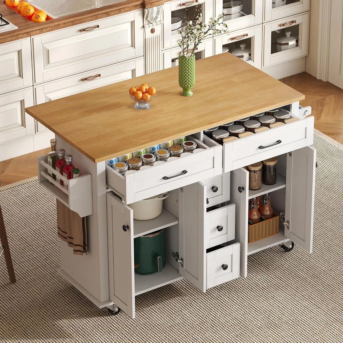 Armoire de rangement: avec tiroirs, pliable, avec roulettes, 5 tiroirs, extensible