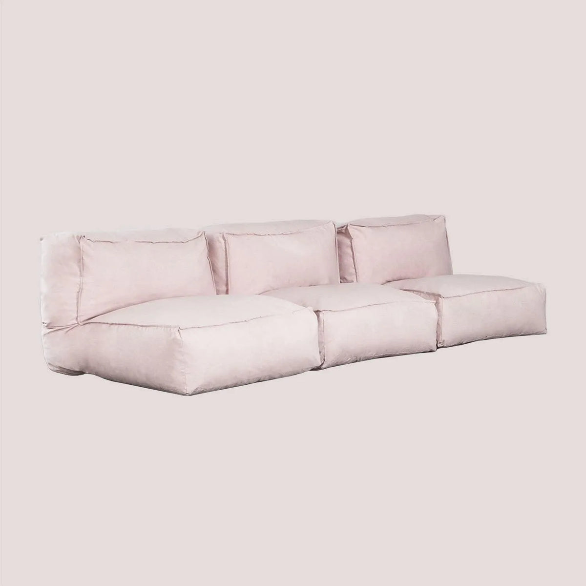 Canapé de jardin et sofa lounge extérieur – modulaire, 3 pièces