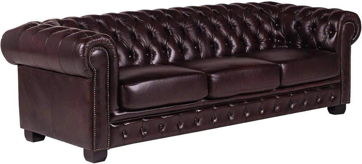 Canapé – en cuir, 4 Places