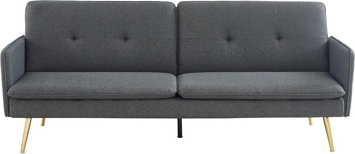 Canapé: revêtement en tissu, convertible, 3 Places, anthracite