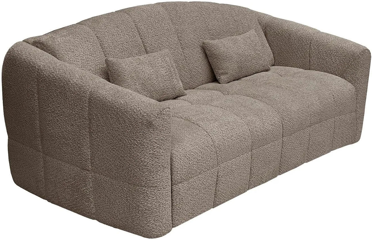Canapé — RETUNA, revêtement en tissu, convertible, revêtement bouclé, 4 Places, 160 cm, 13 cm