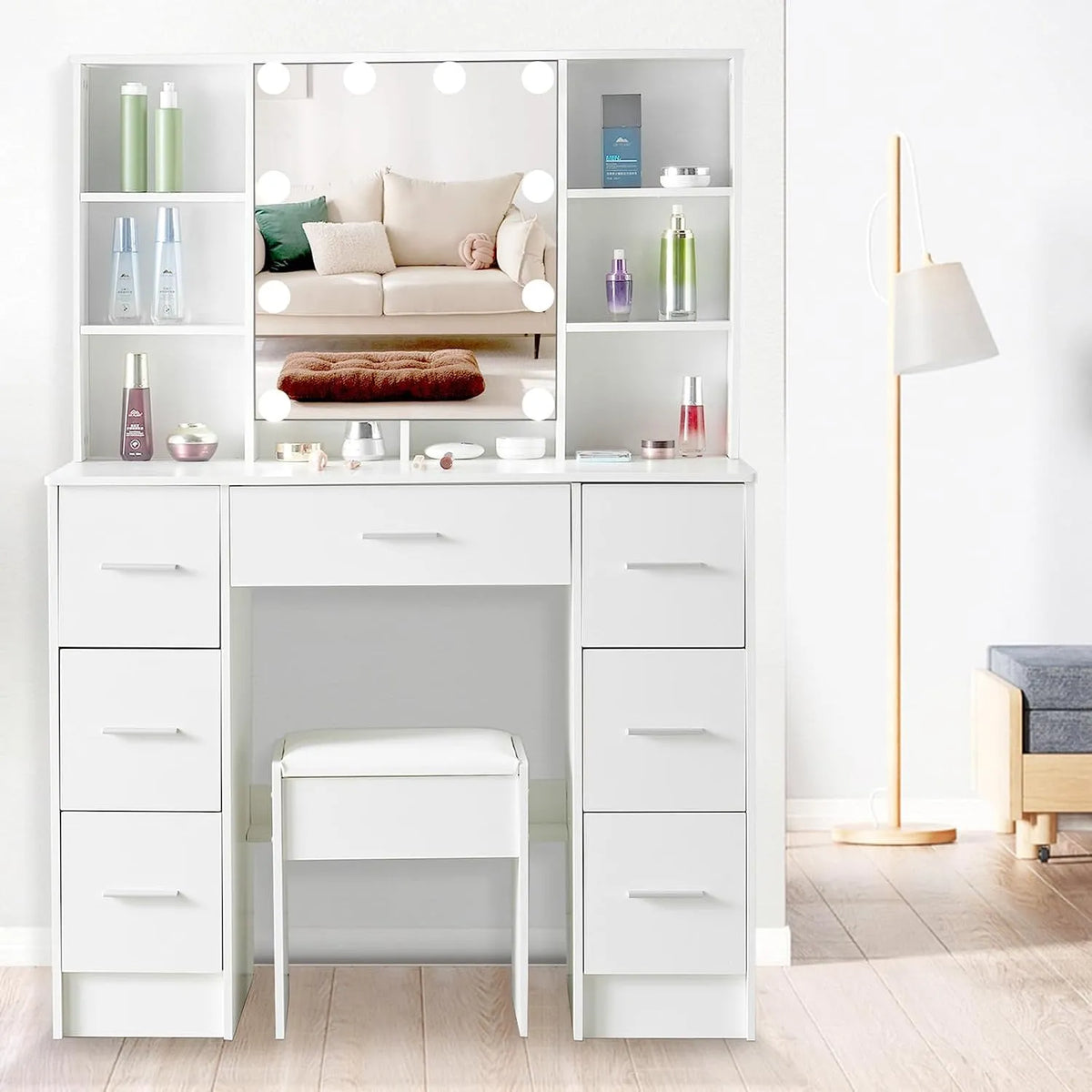 Bureau et table informatique – réglable, affichage LED