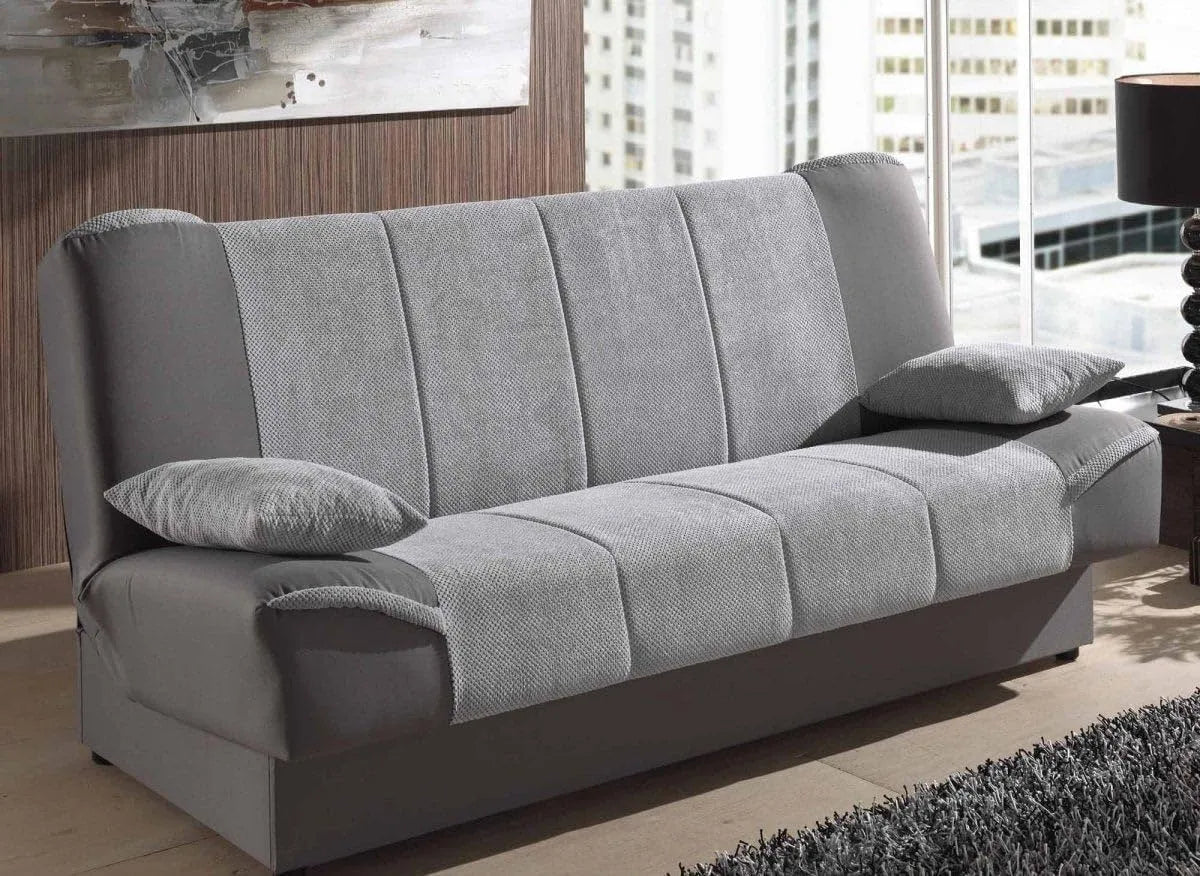 Canapé – NATI, convertible, 200 × 98 × 104, gris